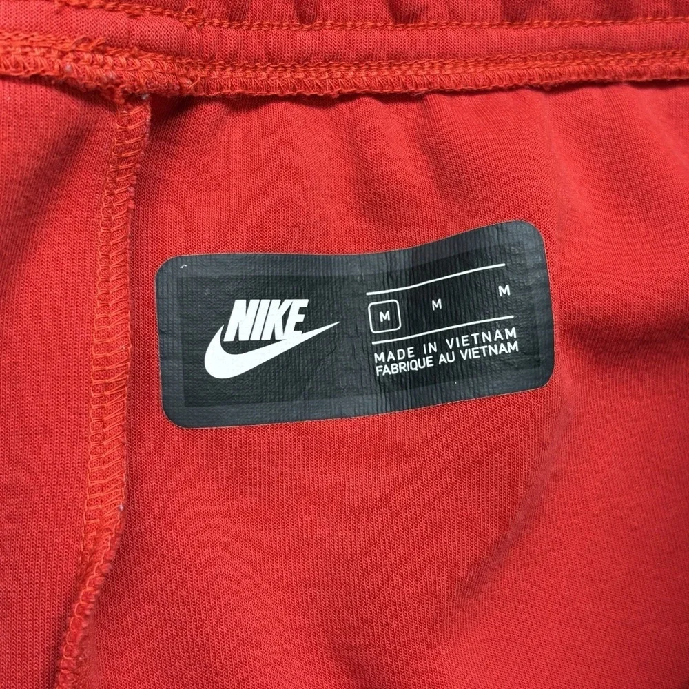 Nike Tech Fleece Jogger Red Sweatpants Mens Medium Performance CU4495